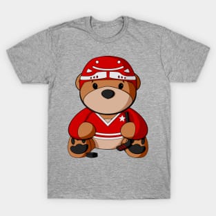 Hockey Teddy Bear T-Shirt